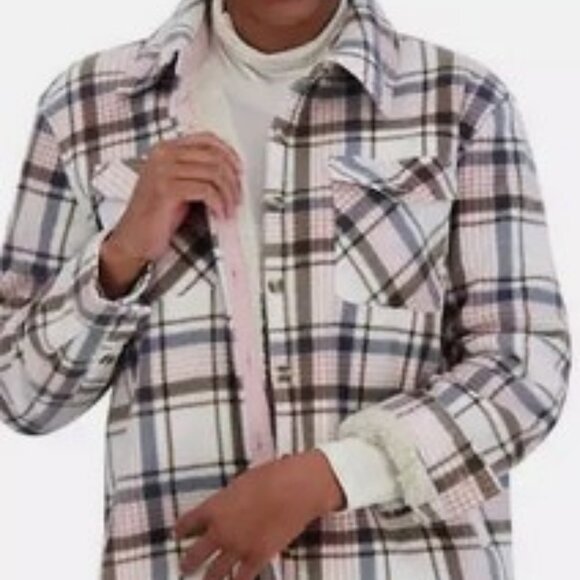 SAGE Ladies' Plush Shirt Jacket NWT - Picture 2 of 4